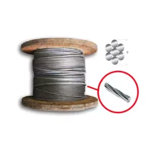 CABO AÇO NÚ GALVANIZADO (CORDOALHA)